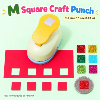 1Pc Craft Tag Frame Paper Punch Tool