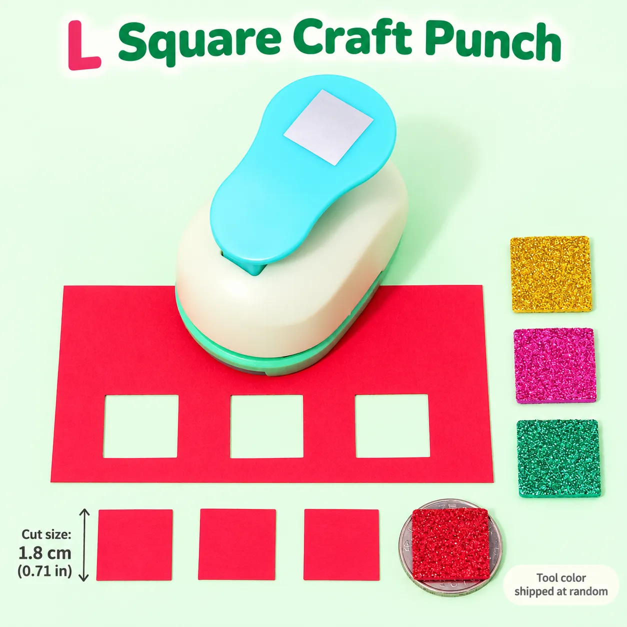 1Pc Craft Tag Frame Paper Punch Tool