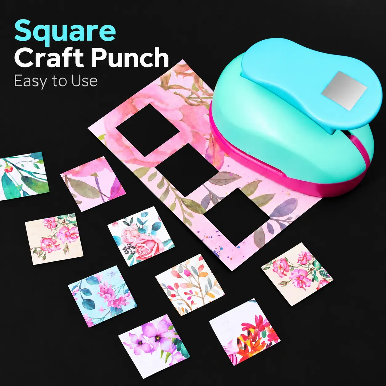 1Pc Craft Tag Frame Paper Punch Tool