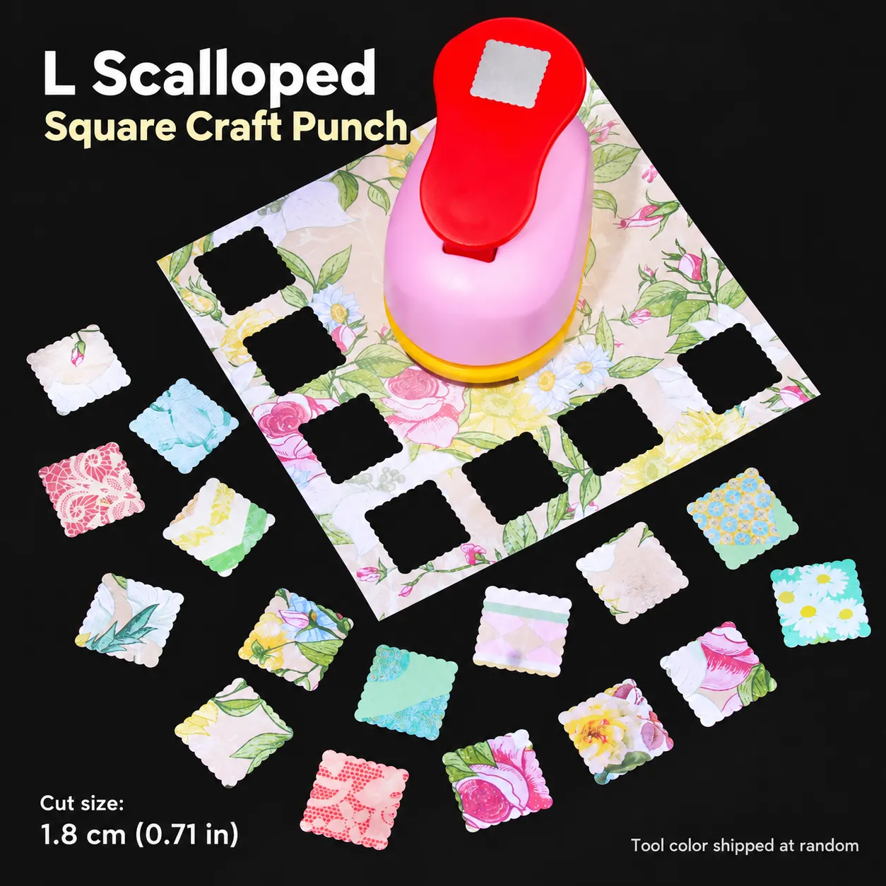 1Pc Craft Tag Frame Paper Punch Tool
