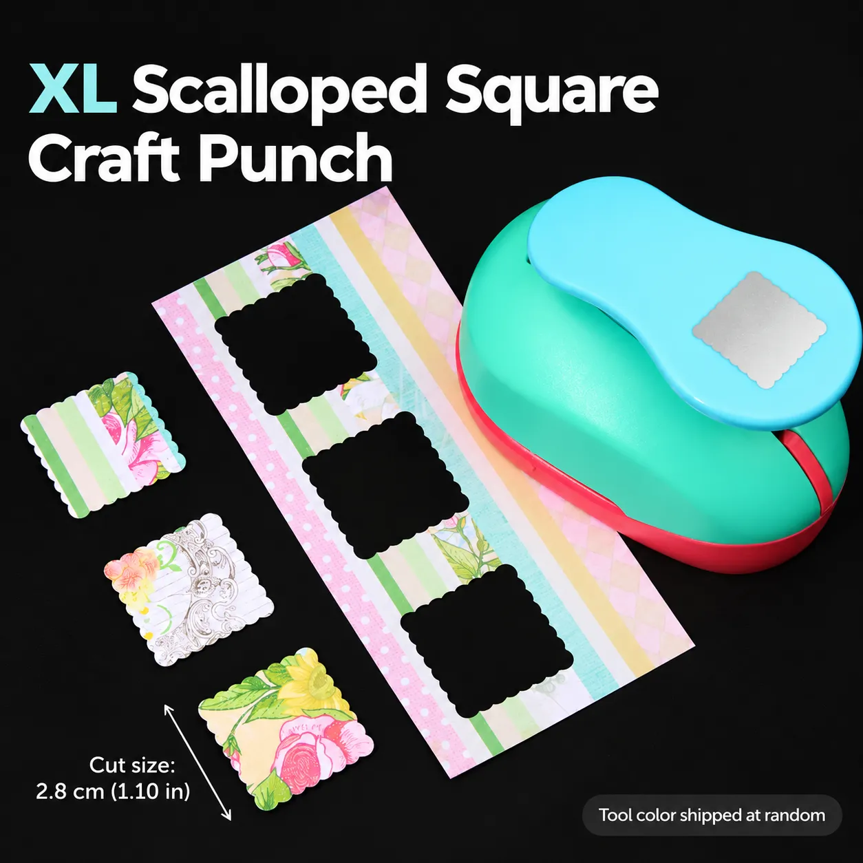 1Pc Craft Tag Frame Paper Punch Tool