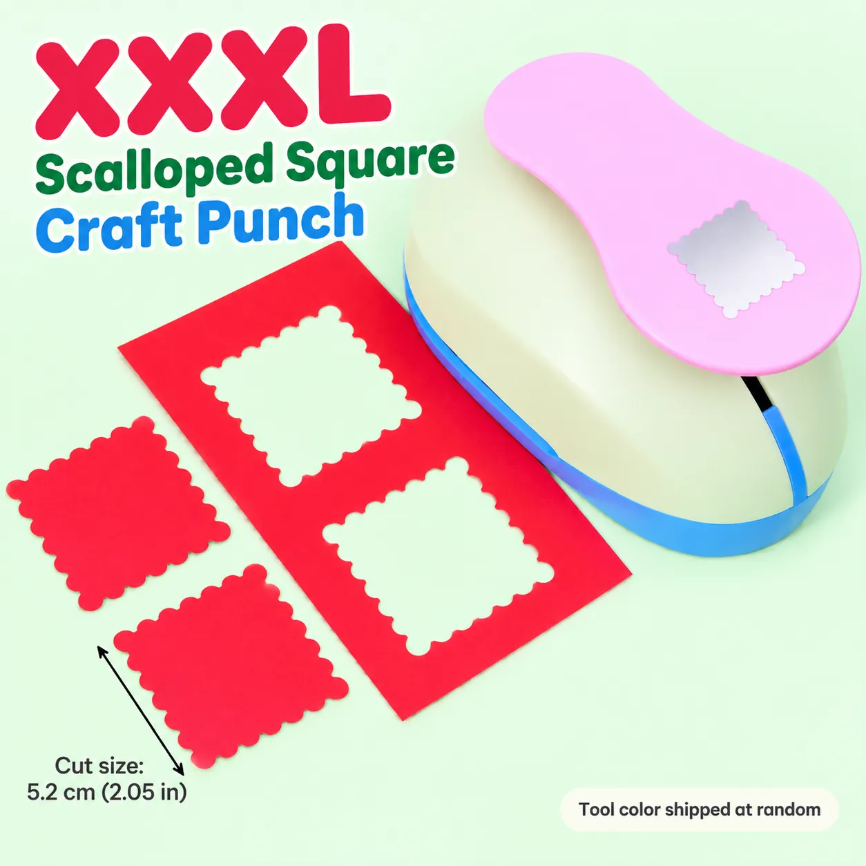1Pc Craft Tag Frame Paper Punch Tool