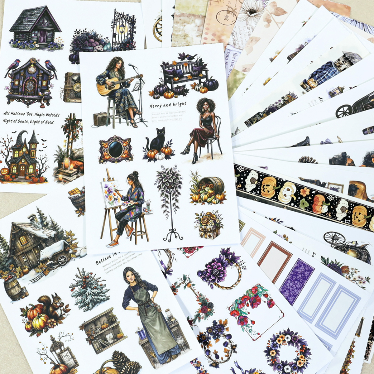 20Sheet/Pack The Witch Valedictorian PET Washi Sticker Book