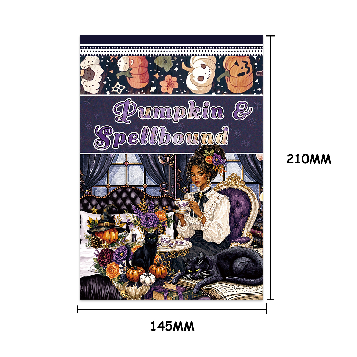 20Sheet/Pack The Witch Valedictorian PET Washi Sticker Book