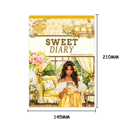 20Sheet/Pack Honey sweetness girl elements PET Washi Sticker Book