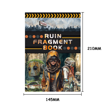 20Sheet/Pack Wasteland Ruin Fragments PET Washi Sticker Book