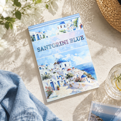 20Sheet/Pack Summer Aegean PET Washi Sticker Book
