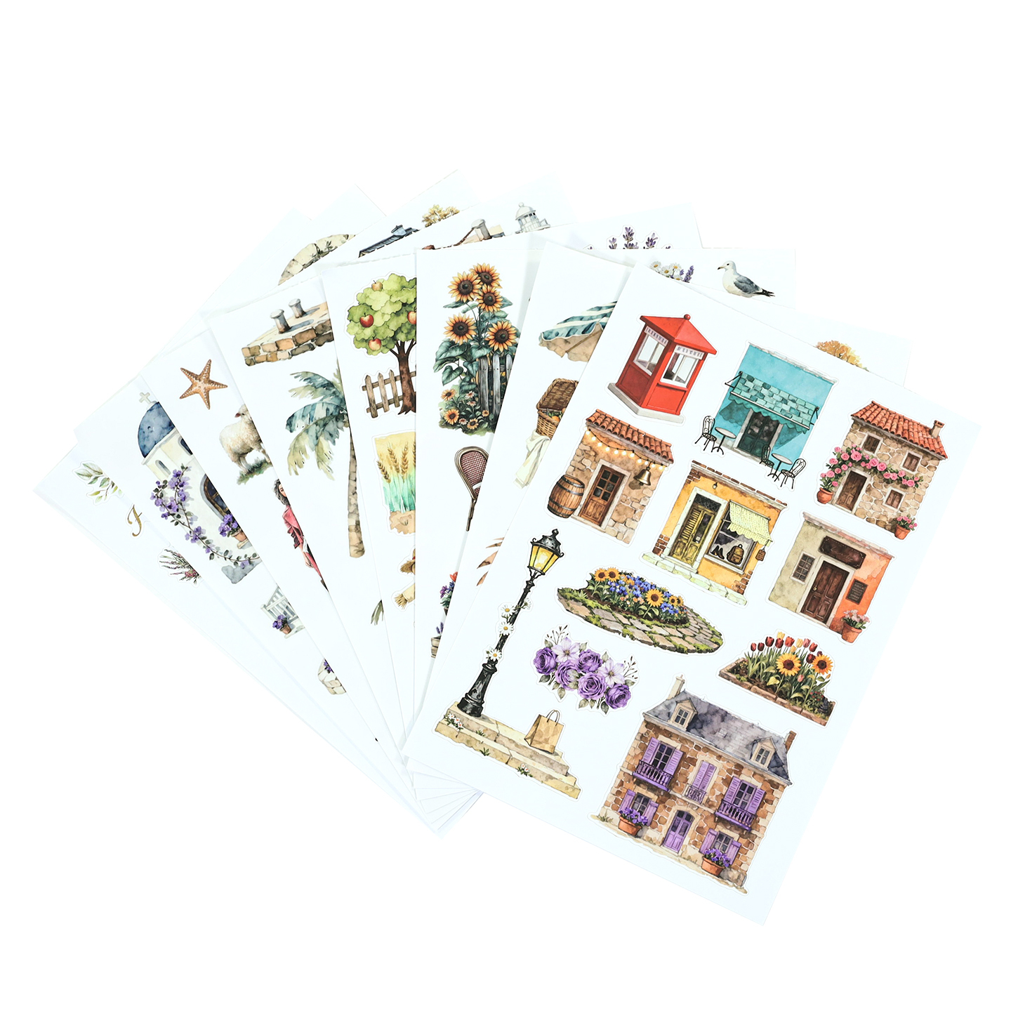 20Sheet/Pack Travel Elements PET Washi Sticker Book