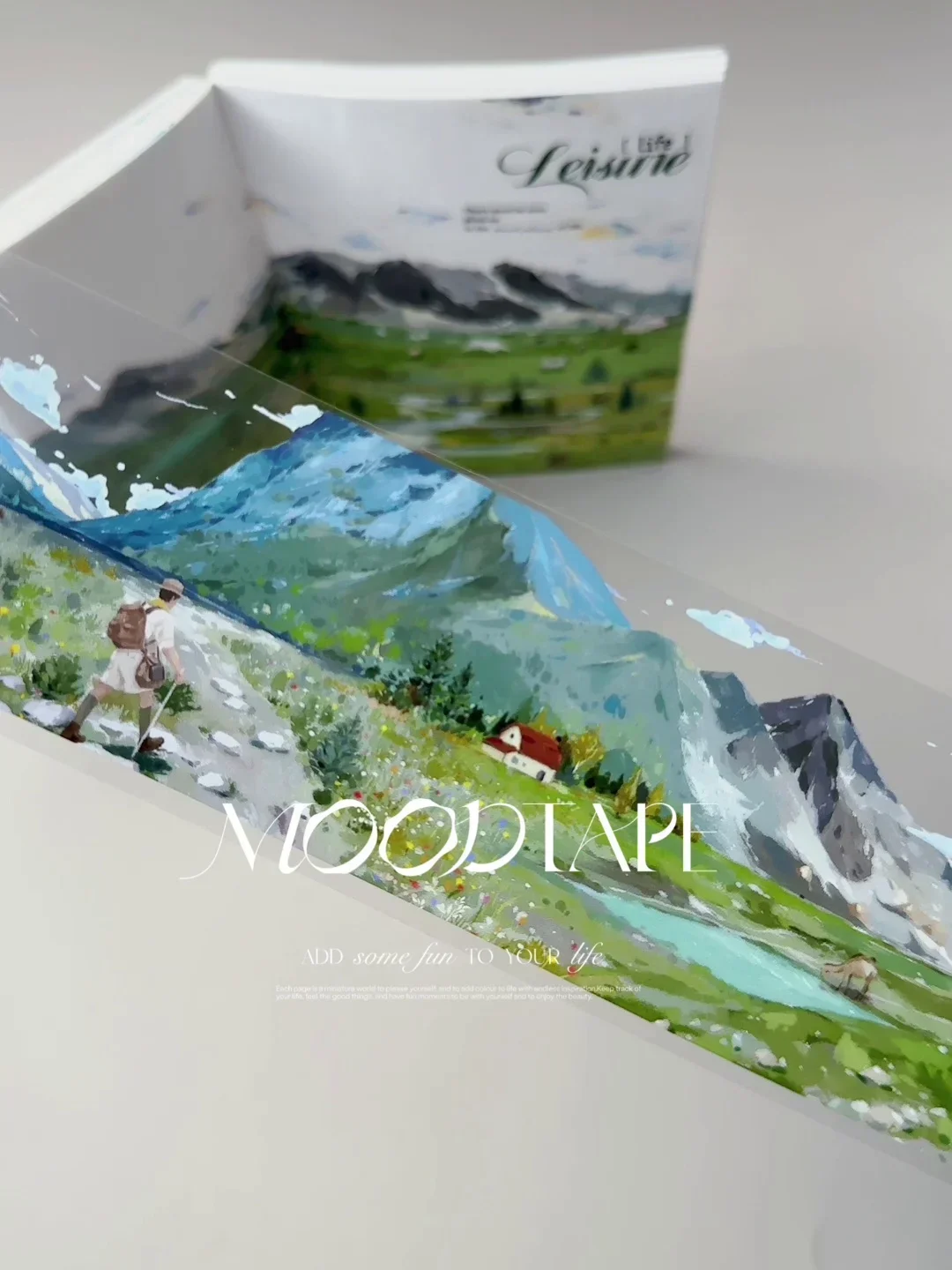 Moodtape Mountain Landscape Forest Paper PET Tape