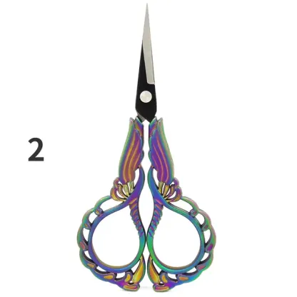 Vintage Orchid Shaped Scissors Art Supplies 3 Style