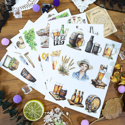 20Sheet/Book Spring Farm Theme PET Washi Sticker Book