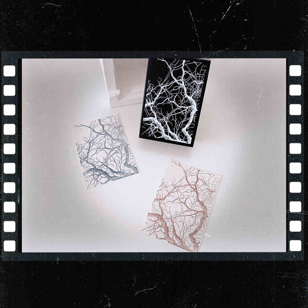 Clouds and Smoke Theme Art Wooden Stamp