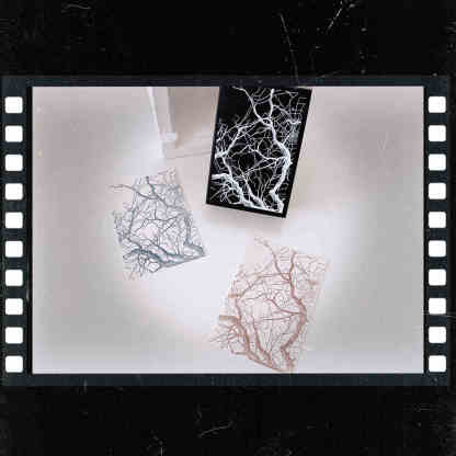 Clouds and Smoke Theme Art Wooden Stamp