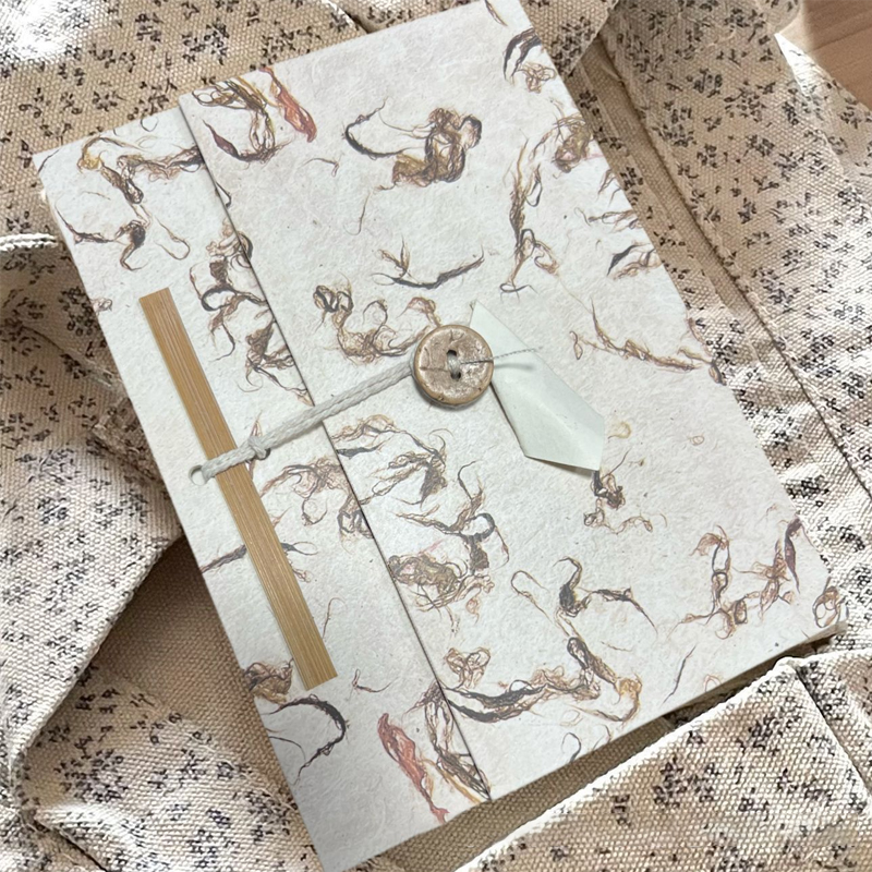 30 Sheets Vintage Botanical Pressed Flower Handmade Journal