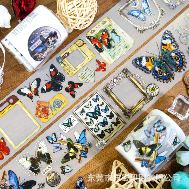 Multiple sizes Butterfly Flowers Eagle Girl Easter Theme PET Tape