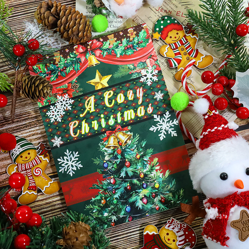 20Sheet/Pack Pre-cut Christmas scenery retro cowboy multiple themes PET Washi Sticker Book