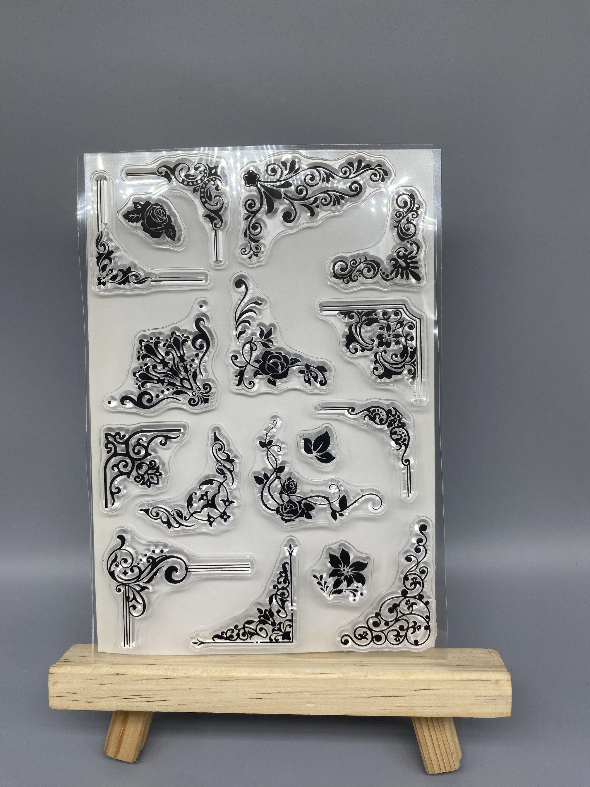 Retro Frame Clear Stamp