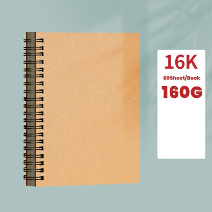 A5 16K A4 8K Thickened Hard Shell Coil Journal