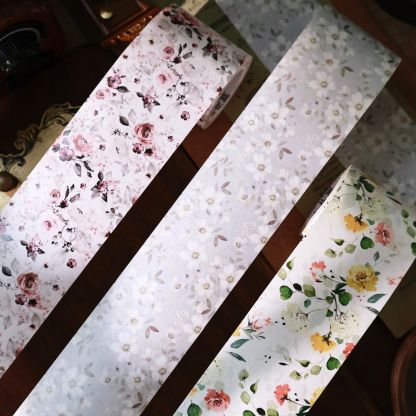YIER Studio Small Floral Washi Tape 1.77*196.85 inch