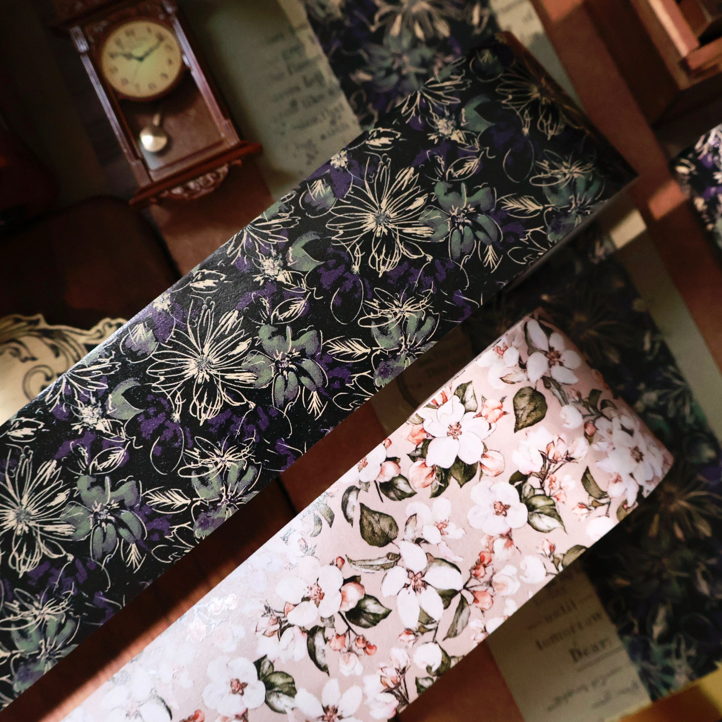 YIER Studio Small Floral Washi Tape 1.77*196.85 inch