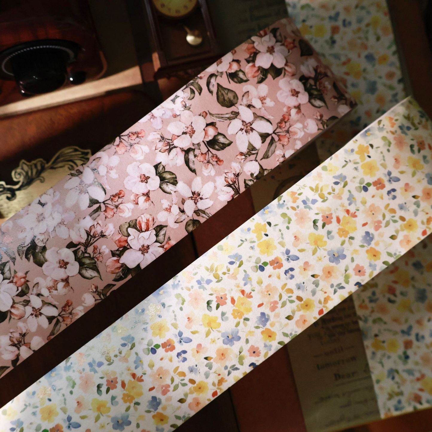 YIER Studio Small Floral Washi Tape 1.77*196.85 inch