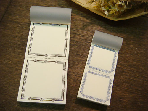 100Pcs/Pack Vintage Journaling Frame Memopads