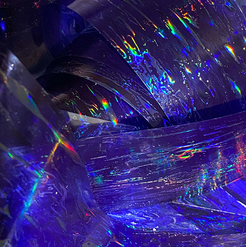 5.5cm*97cm Iridescent Water Ripple PET Tape PET tape