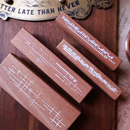 YIER Studio Basic lines Wood Stamp