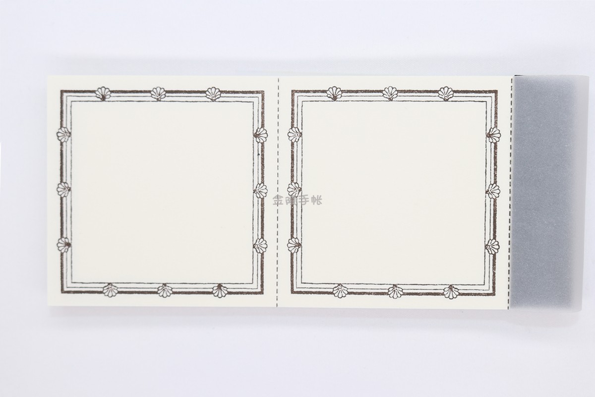 100Pcs/Pack Vintage Journaling Frame Memopads