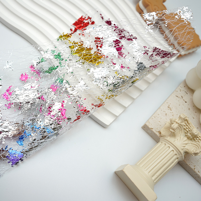 Gilded Iridescent Mesh Fabric Paper – Junk Journal Foil Embellishment
