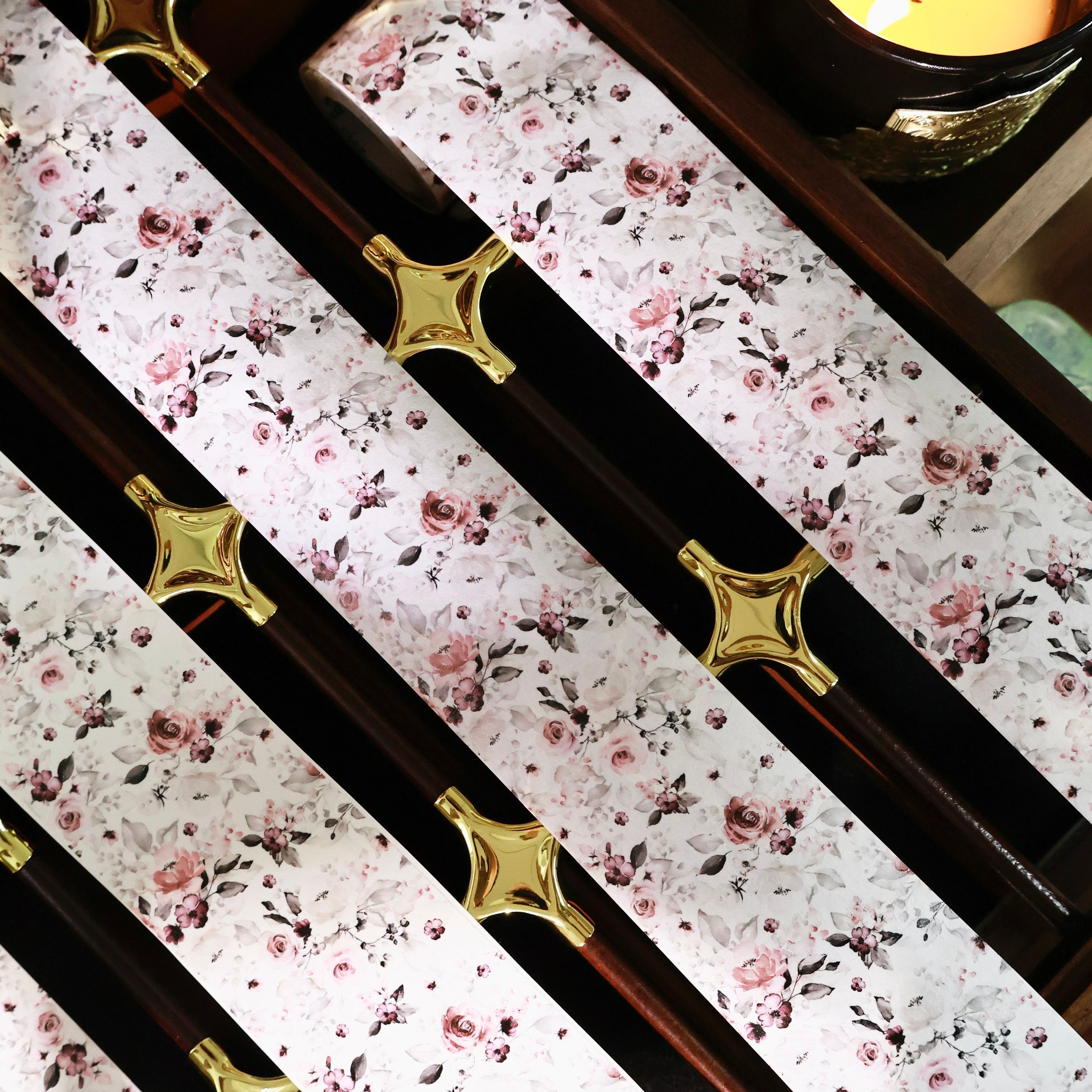 YIER Studio Small Floral Washi Tape 1.77*196.85 inch