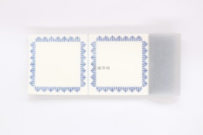 100Pcs/Pack Vintage Journaling Frame Memopads