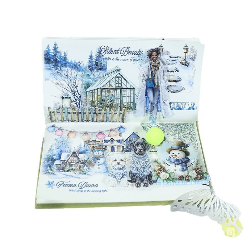 3 Style European and American Character Series Tape Set Washi & PET 4 Volumes