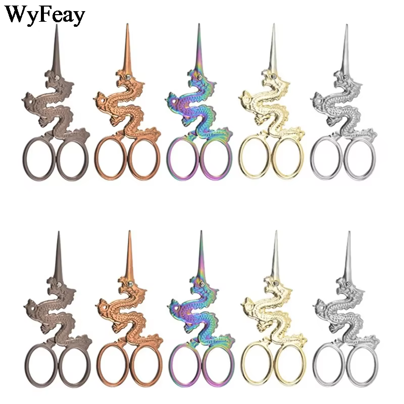 Dragon Horse Snake Shape Craft Scissors