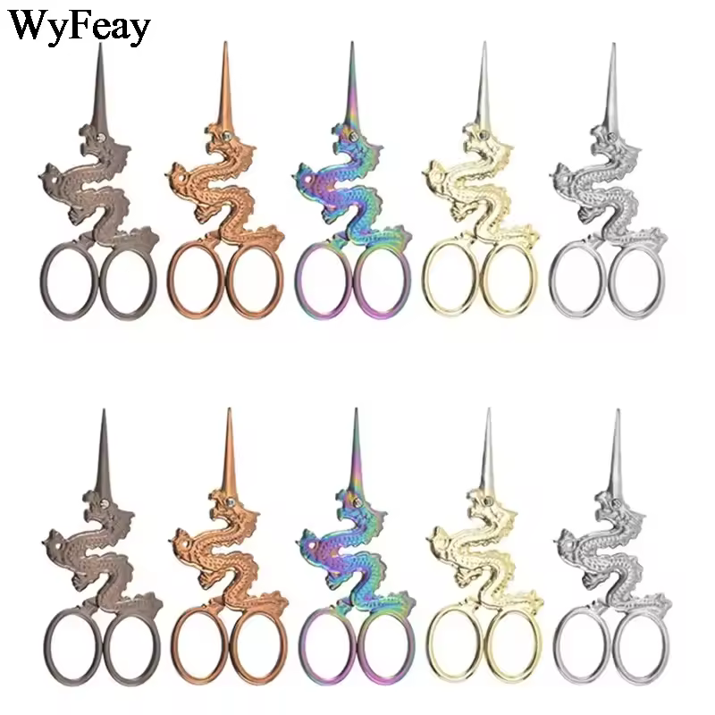 Dragon Horse Snake Shape Craft Scissors