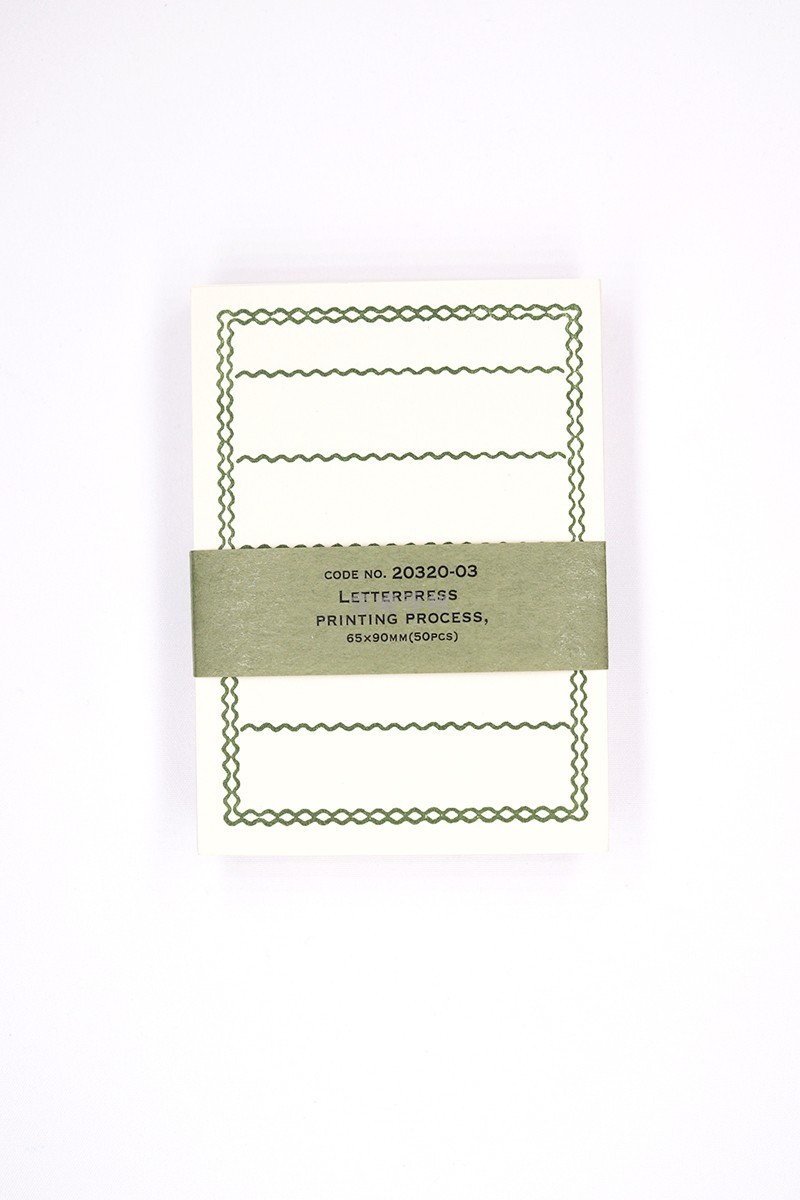 100Pcs/Pack Vintage Journaling Frame Memopads