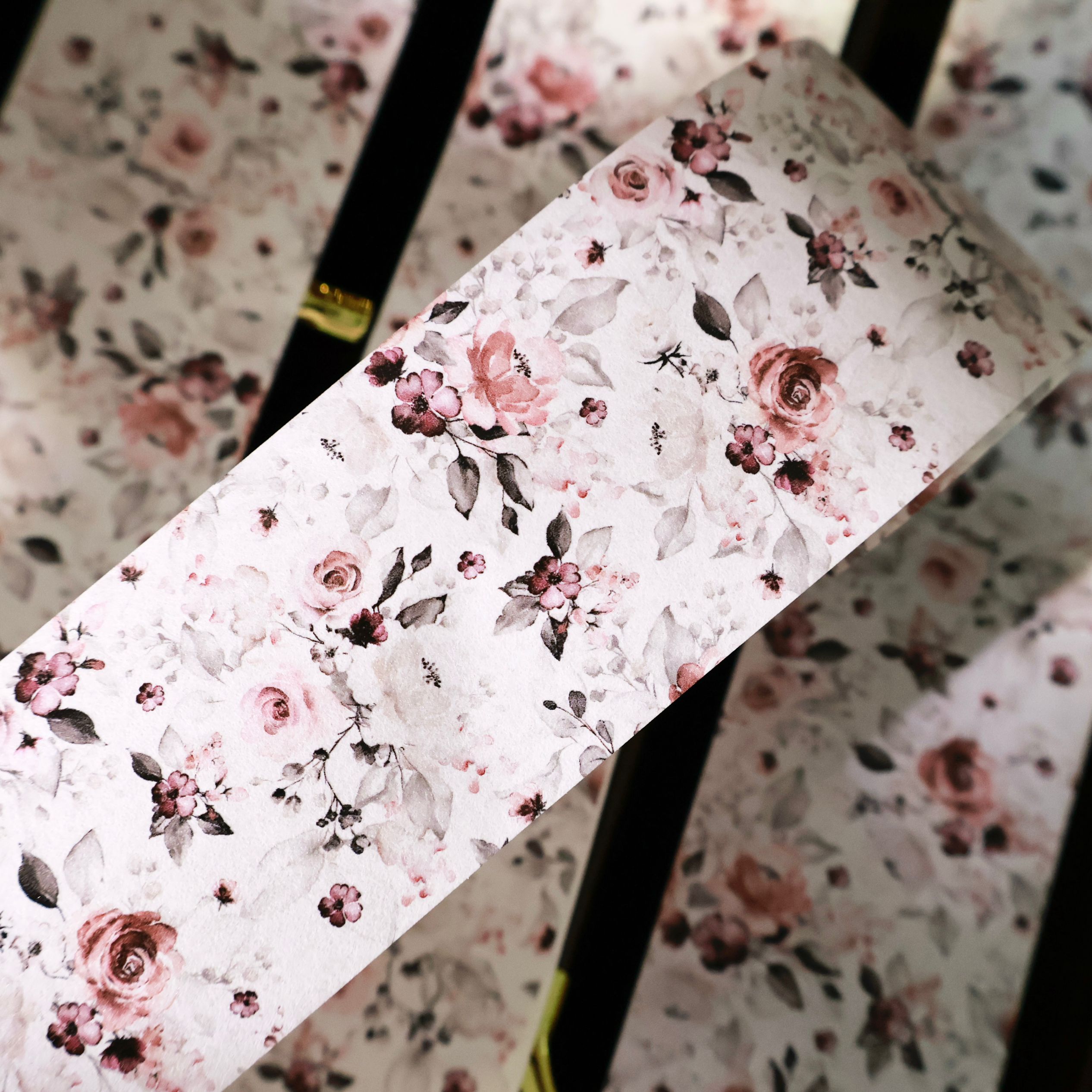 YIER Studio Red Roses Washi PET Tape