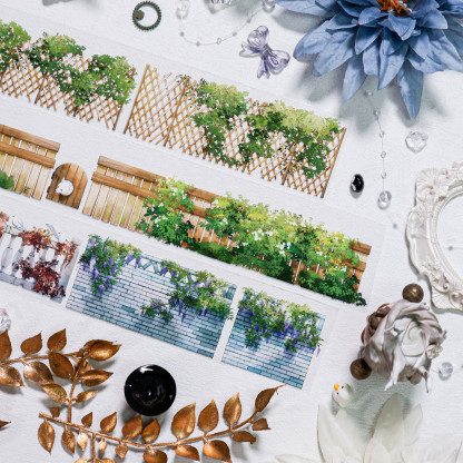 Daxiangjun Studio Ancient Style Fence Garden PET Tape 1.97*196.85 inch