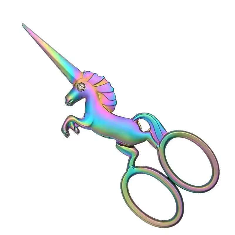 Dragon Horse Snake Shape Craft Scissors