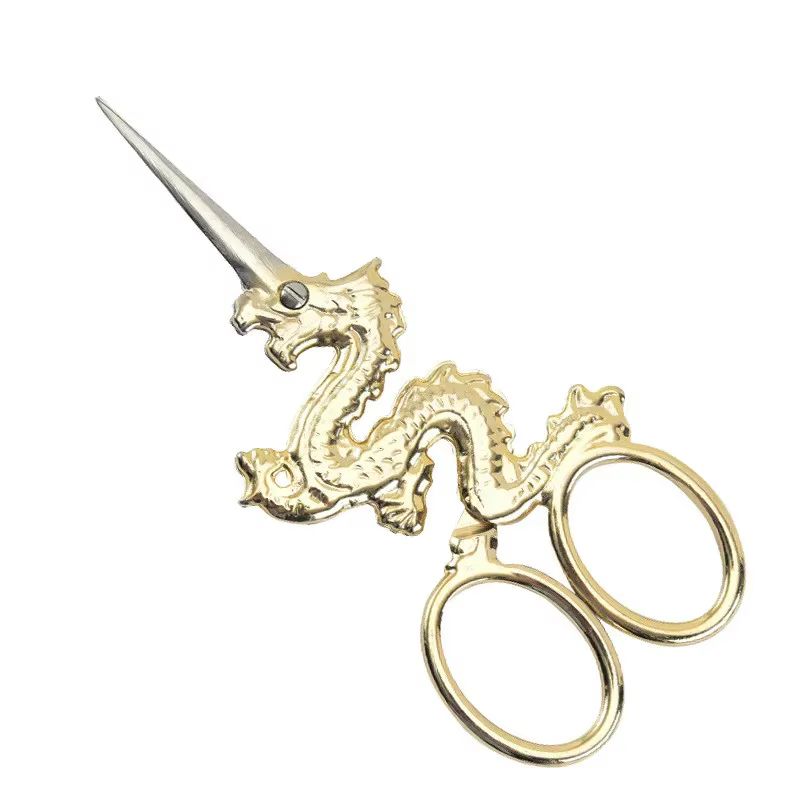 Dragon Horse Snake Shape Craft Scissors
