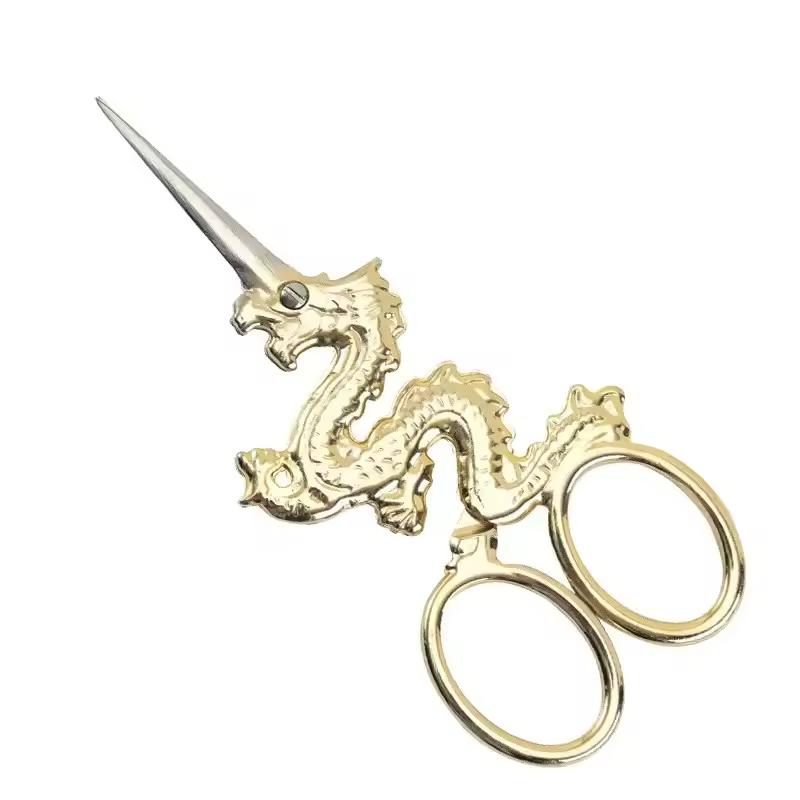 Dragon Horse Snake Shape Craft Scissors