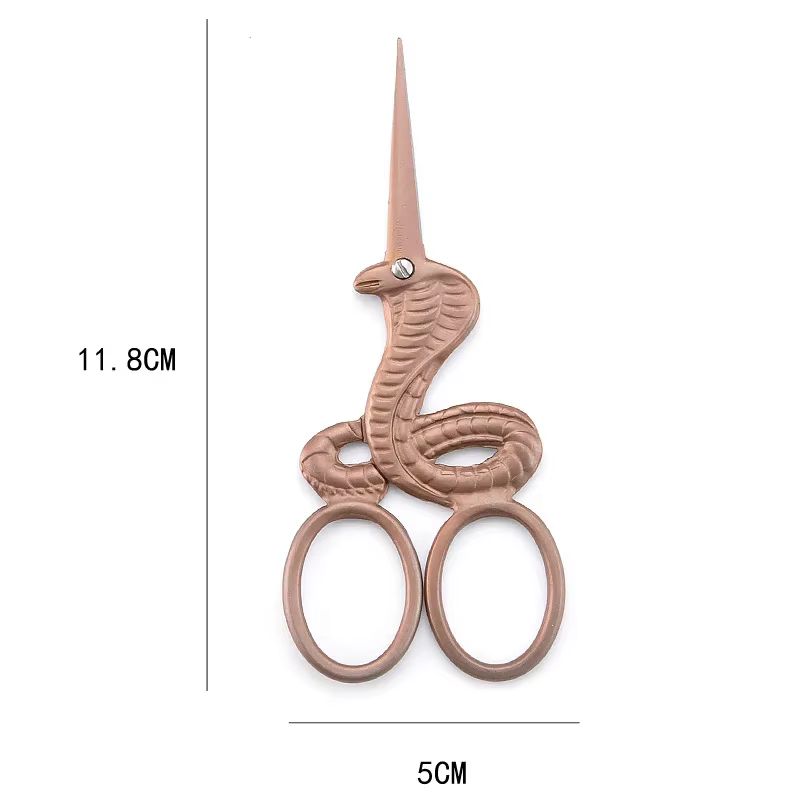 Dragon Horse Snake Shape Craft Scissors
