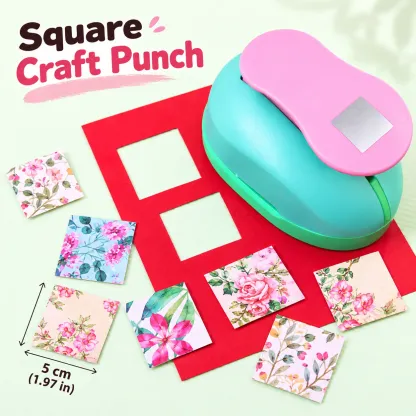 1Pc Craft Tag Frame Paper Punch Tool
