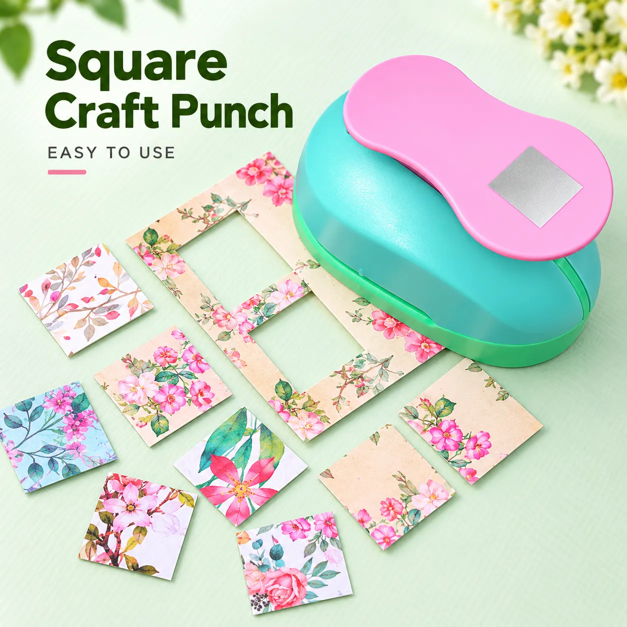 1Pc Craft Tag Frame Paper Punch Tool