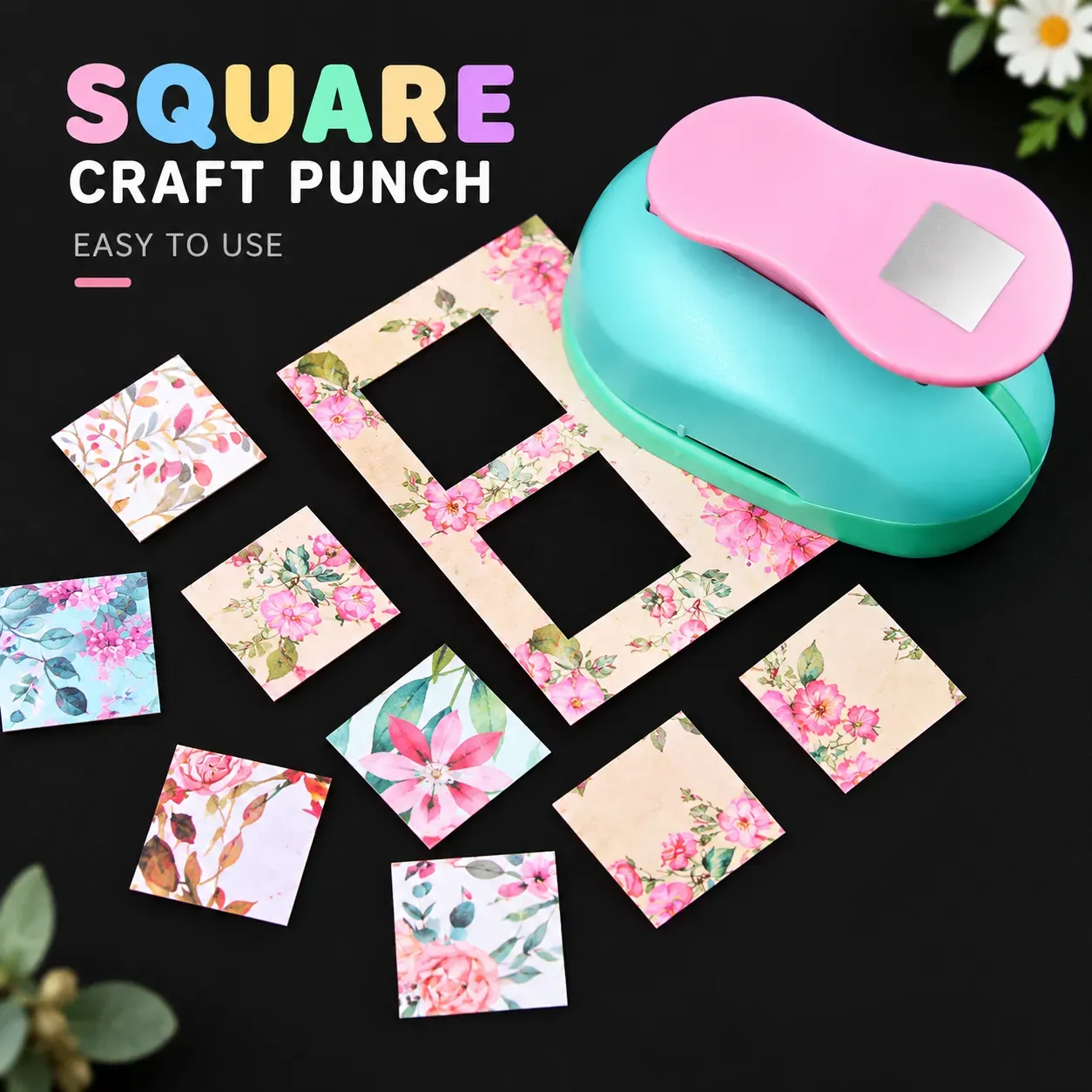 1Pc Craft Tag Frame Paper Punch Tool