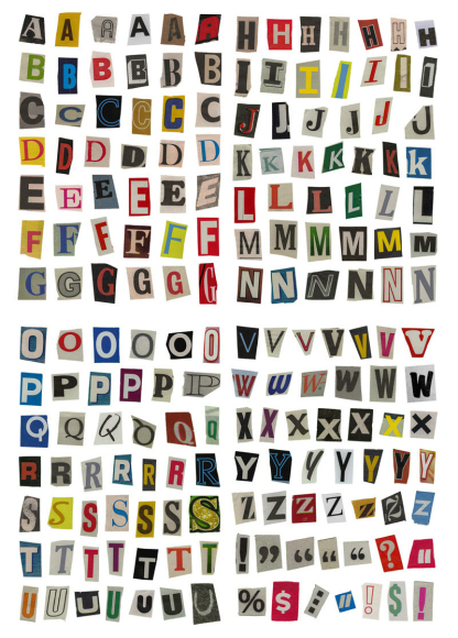 Alphanumeric symbol label stickers
