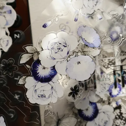 YIER Studio Floral window Washi PET Tape 2.56*78.74 inch