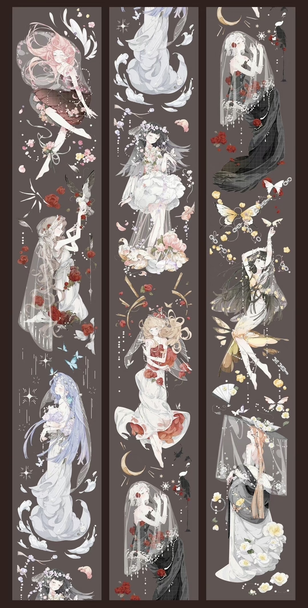 Shine Time Gift Beautiful Character Girl PET Tape