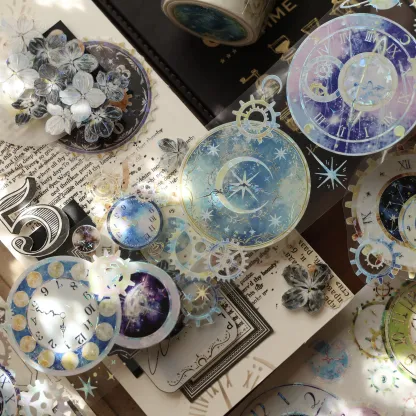 YIER Studio Gear Theme PET Washi Tape 1.97*196.85 inch