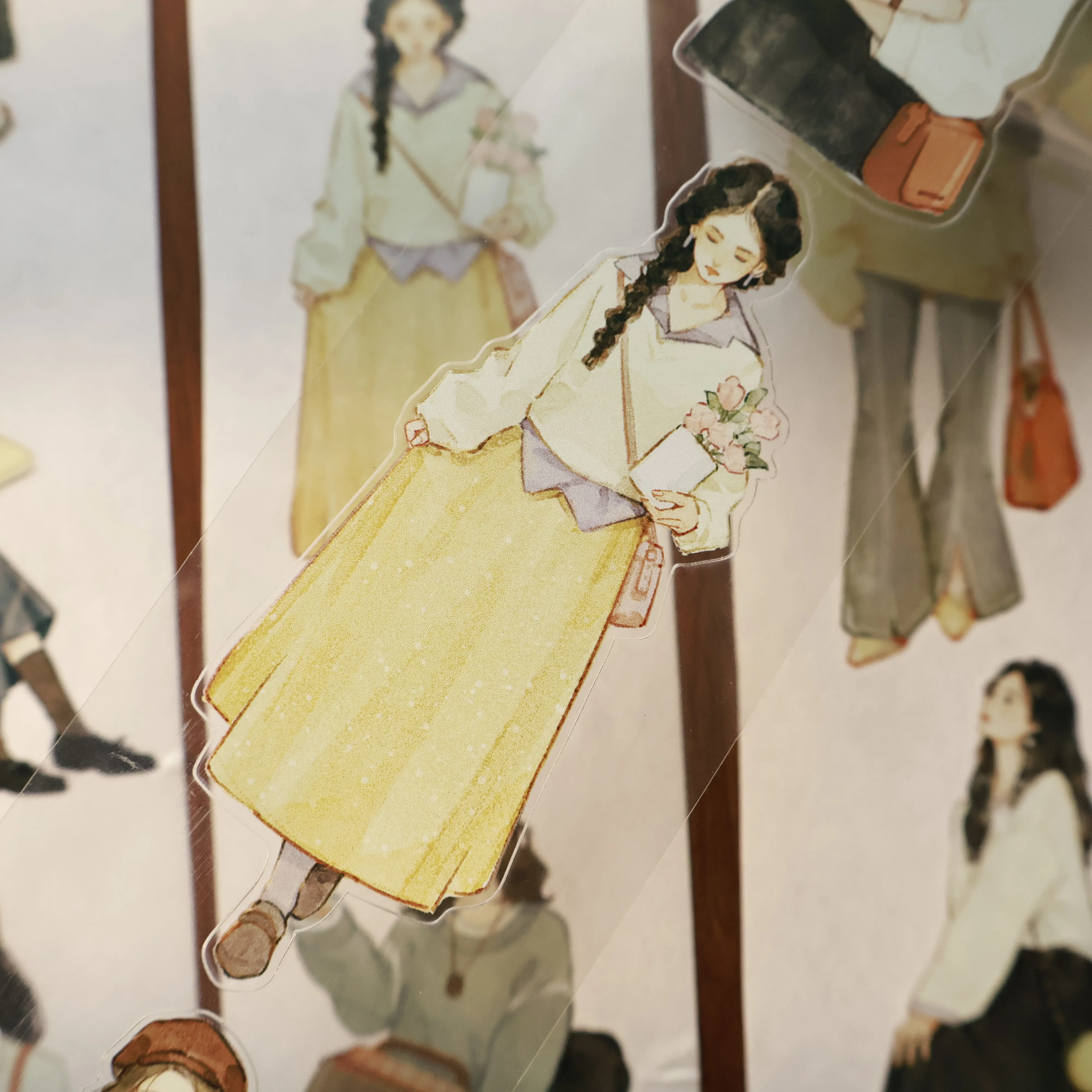 YIER Studio Red Roses Washi PET Tape